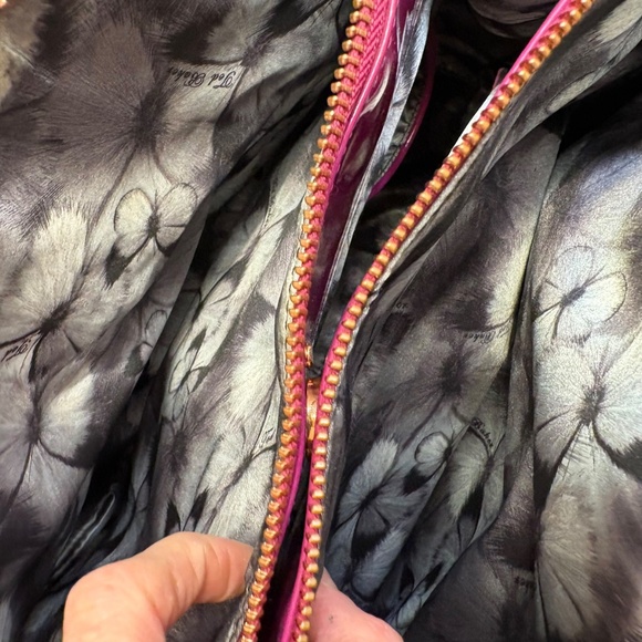 Ted baker purple patent leather chevron quilted tote bag - Picture 12 of 12